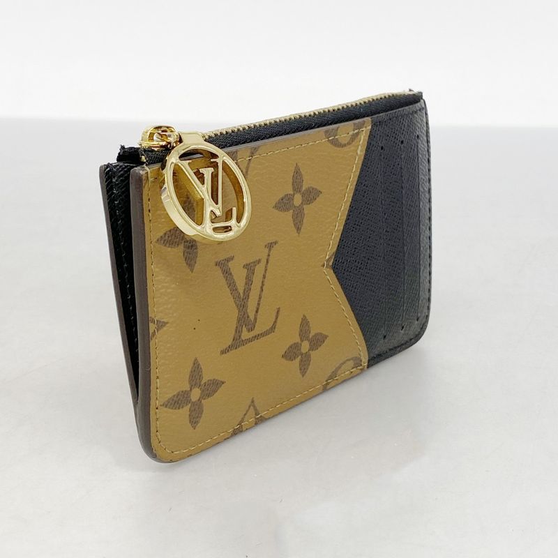 Louis Vuitton Coin Case Monogram ・reverse Porte Caltromie M81912 Brown Ladies
