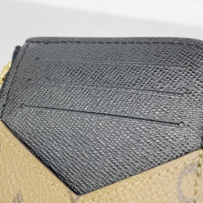 Louis Vuitton Coin Case Monogram ・reverse Porte Caltromie M81912 Brown Ladies