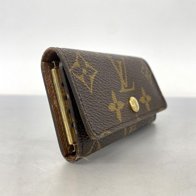 Louis Vuitton Key Case Monogram Multicles 4 M69517 Brown Men Women Unisex