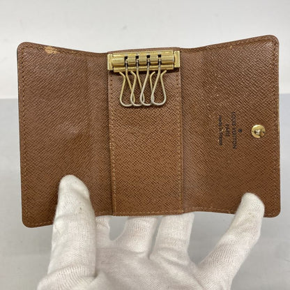 Louis Vuitton Key Case Monogram Multicles 4 M69517 Brown Men Women Unisex