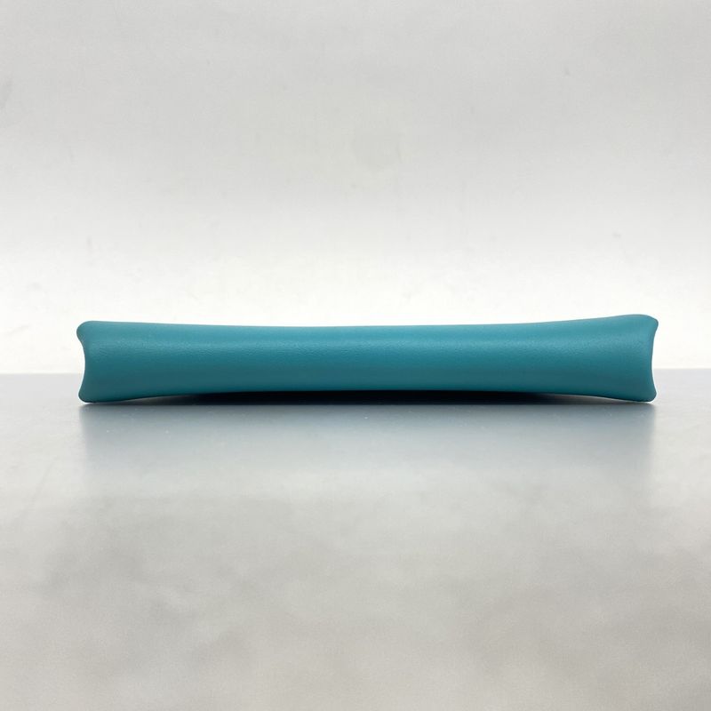 Hermes Pouch Tutti Frutti Swift Blue Paon Lime Silver Hardware X Engraved Ladies