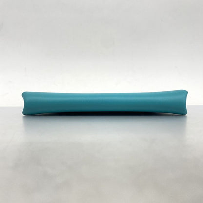 Hermes Pouch Tutti Frutti Swift Blue Paon Lime Silver Hardware X Engraved Ladies