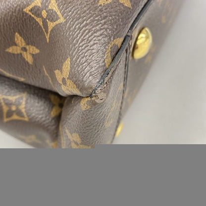 Louis Vuitton Handbag Monogram Flower Tote M43550 Brown Noir Black Women's