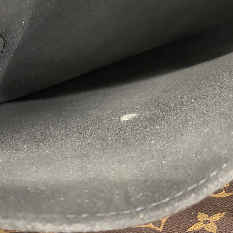 Louis Vuitton Handbag Monogram Flower Tote M43550 Brown Noir Black Women's