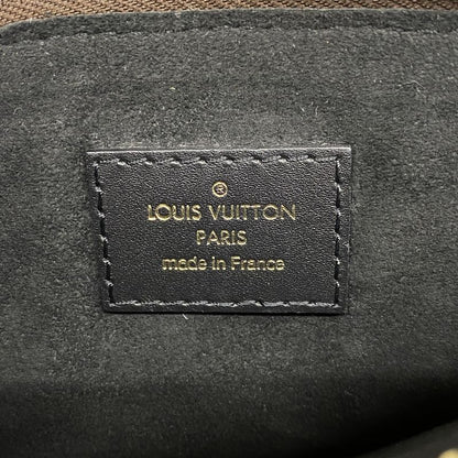 Louis Vuitton Handbag Monogram Flower Tote M43550 Brown Noir Black Women's