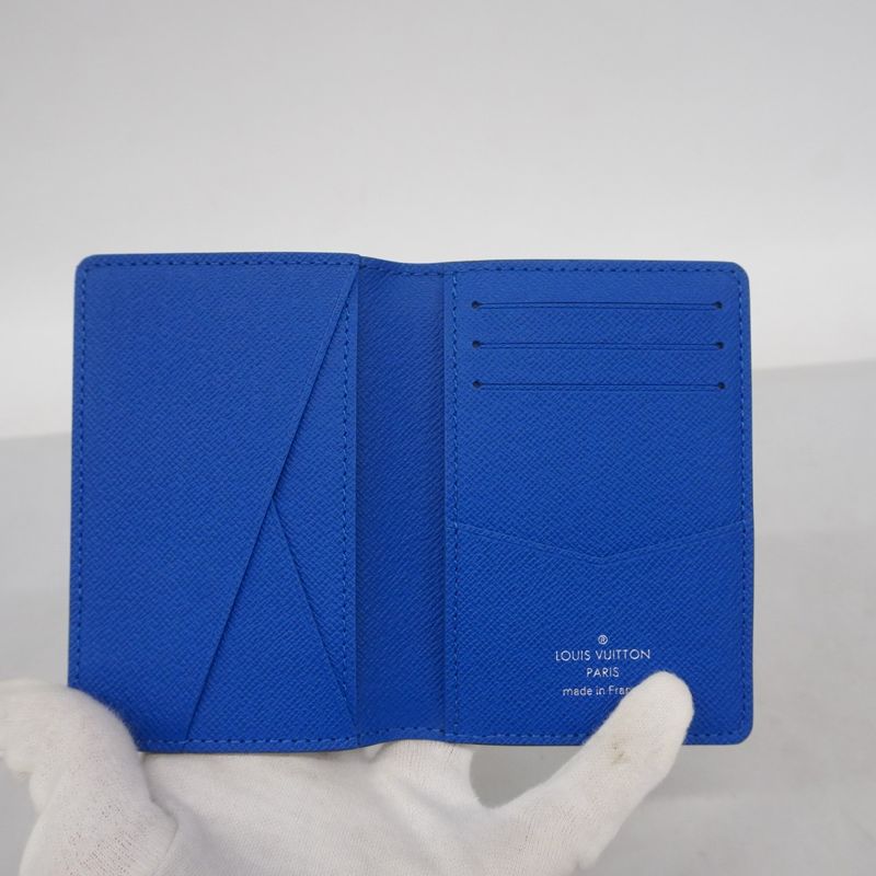 Louis Vuitton Card Case Monogram Eclipse Organizer Depoche M80911 Black