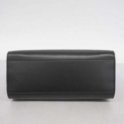 Gucci Handbag Bamboo 470271 Leather Black Red Gold Hardware 2way Bag Ladies