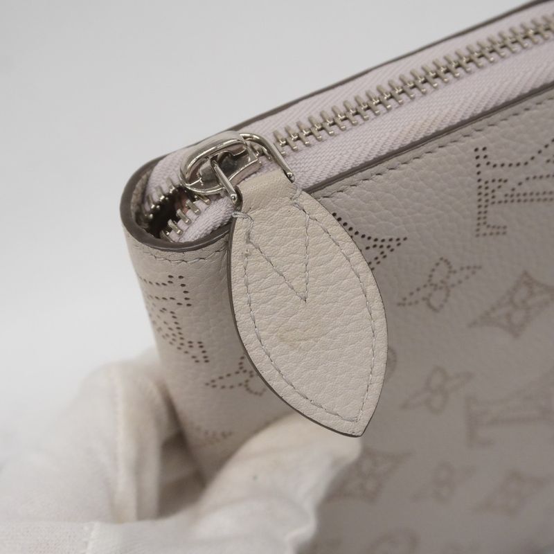 Louis Vuitton Long Wallet Mahina Zippy Wallet M80314 Blume Rose Mademoiselle