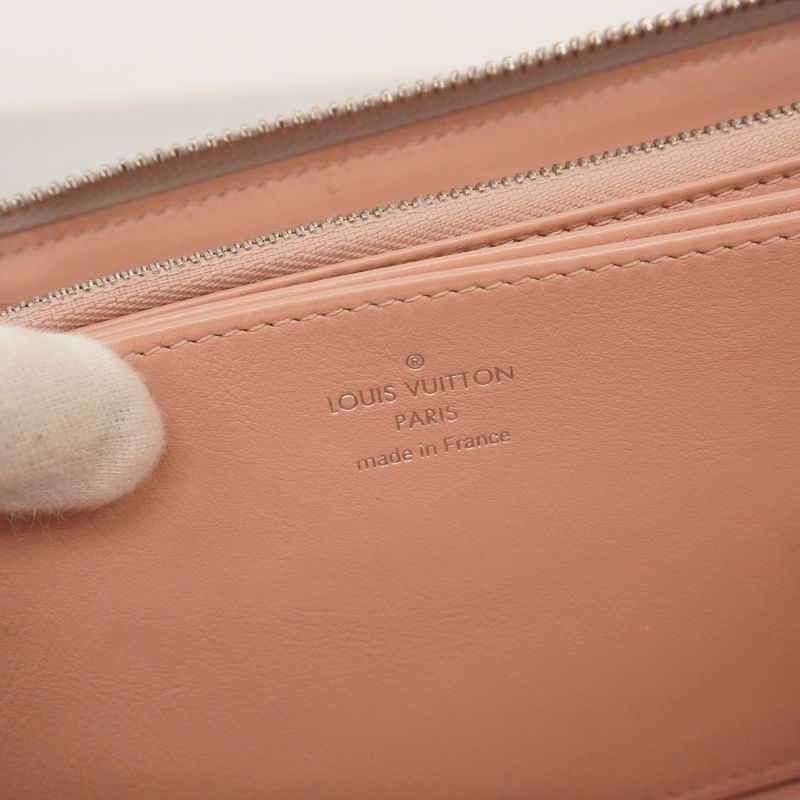 Louis Vuitton Long Wallet Mahina Zippy Wallet M80314 Blume Rose Mademoiselle