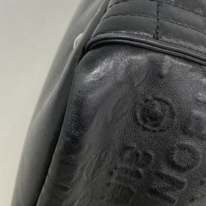 Chanel Tote Bag Unlimited Lambskin Black Silver Hardware Women's