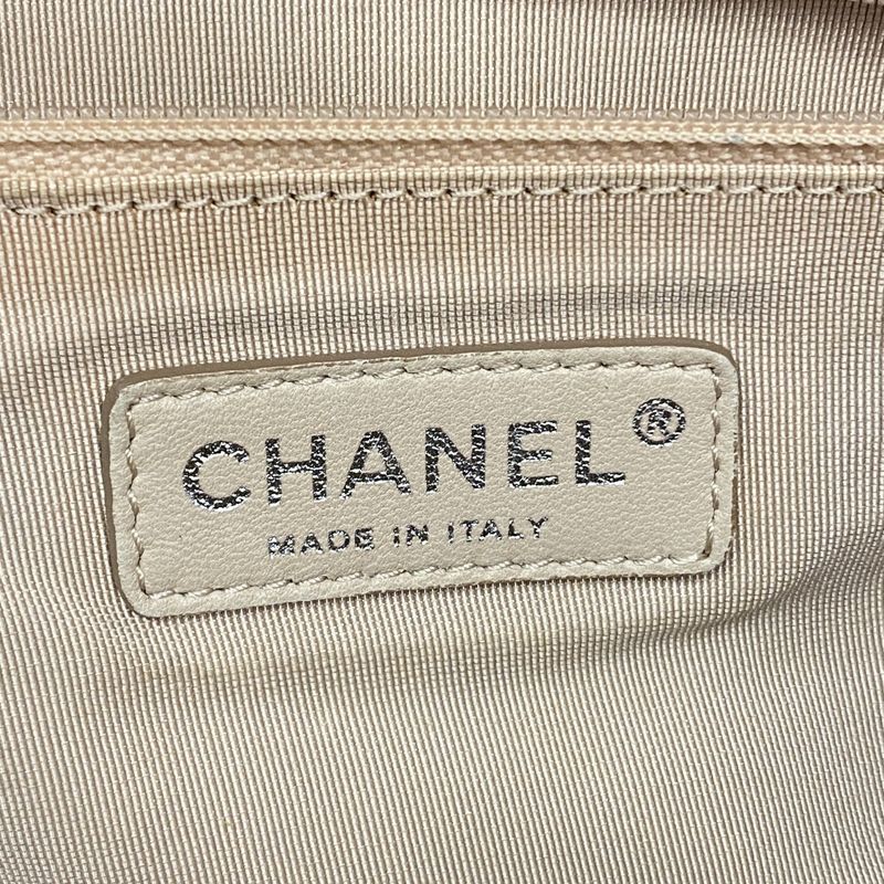 Chanel Tote Bag Unlimited Lambskin Black Silver Hardware Women's