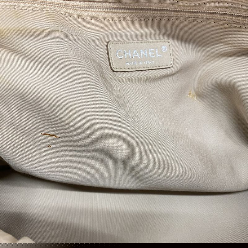 Chanel Tote Bag Unlimited Lambskin Black Silver Hardware Women's