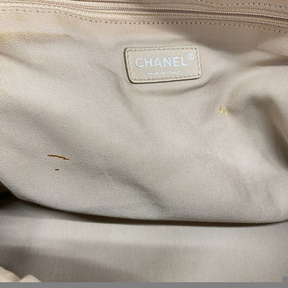 Chanel Tote Bag Unlimited Lambskin Black Silver Hardware Women's