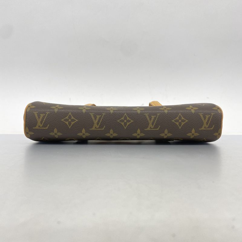 Louis Vuitton Handbag Monogram Sonatine M51902 Brown Ladies