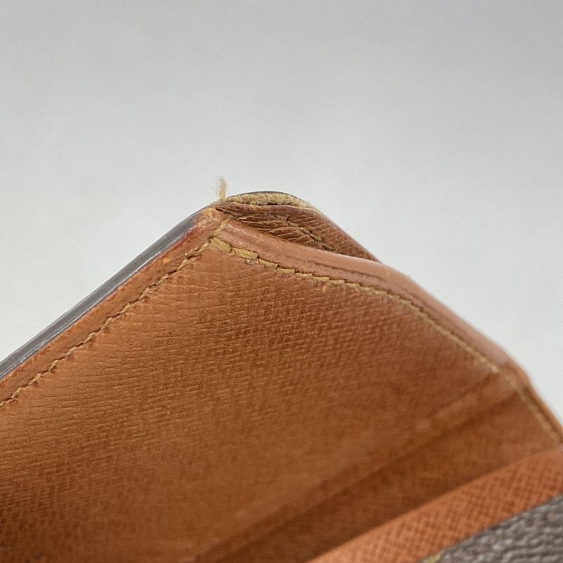 Louis Vuitton Wallet Monogram Portomone Vietresor M61730 Brown Ladies