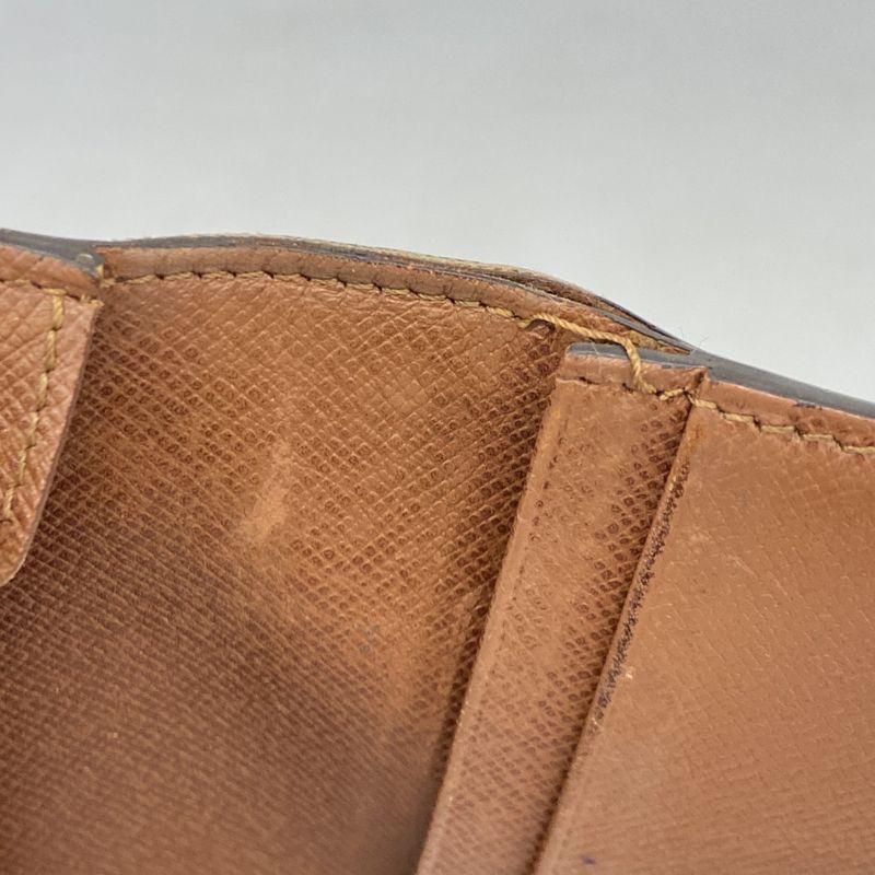 Louis Vuitton Wallet Monogram Portomone Vietresor M61730 Brown Ladies