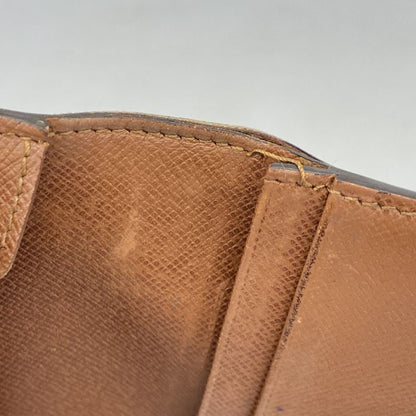 Louis Vuitton Wallet Monogram Portomone Vietresor M61730 Brown Ladies