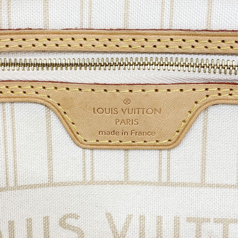 Louis Vuitton Tote Bag Damier Azure Neverfull PM N41362 White Ladies