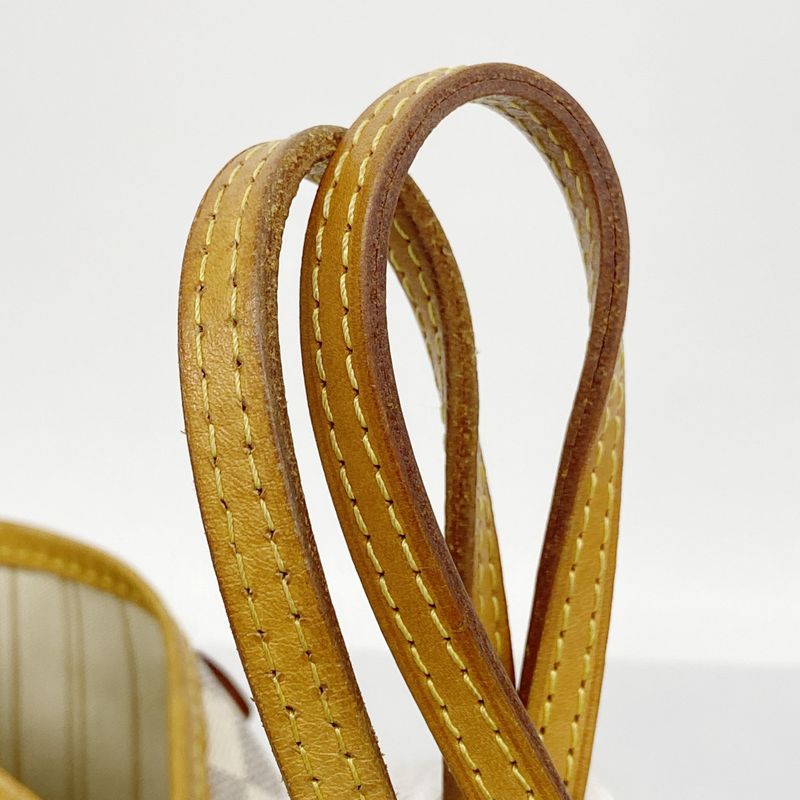 Louis Vuitton Tote Bag Damier Azure Neverfull PM N41362 White Ladies