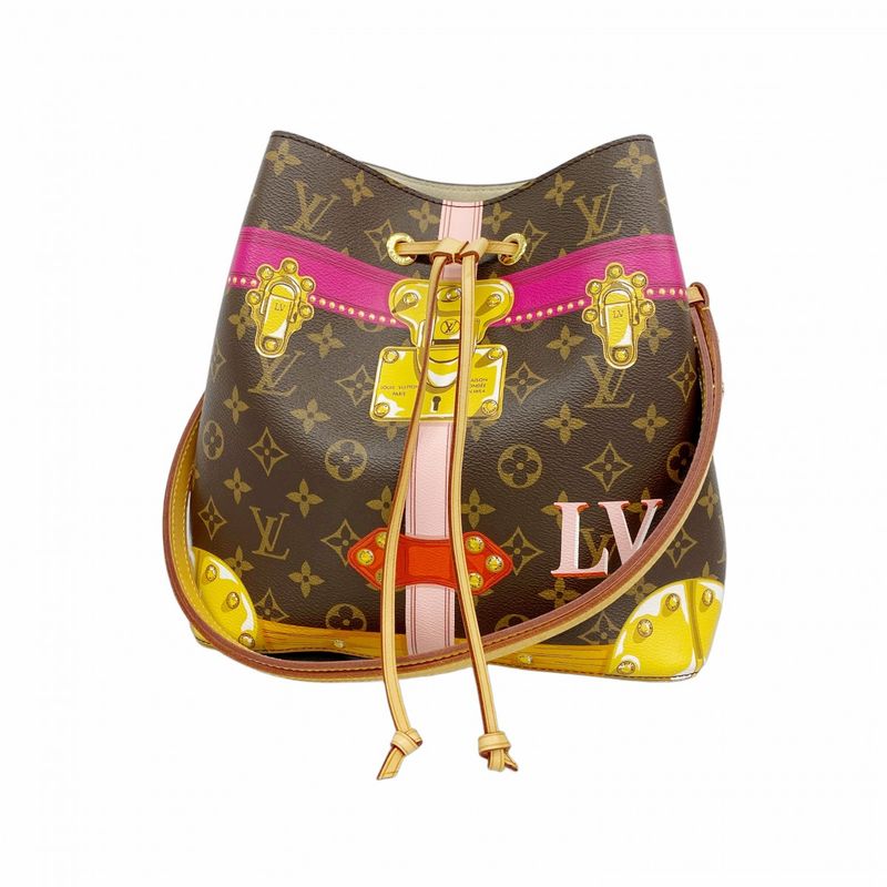 Louis Vuitton Shoulder Bag Monogram Summer Trunk Neo Noe M40649 Brown Ladies