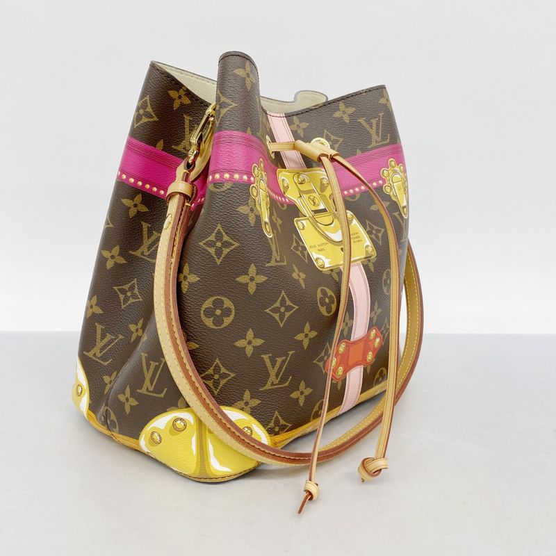 Louis Vuitton Shoulder Bag Monogram Summer Trunk Neo Noe M40649 Brown Ladies