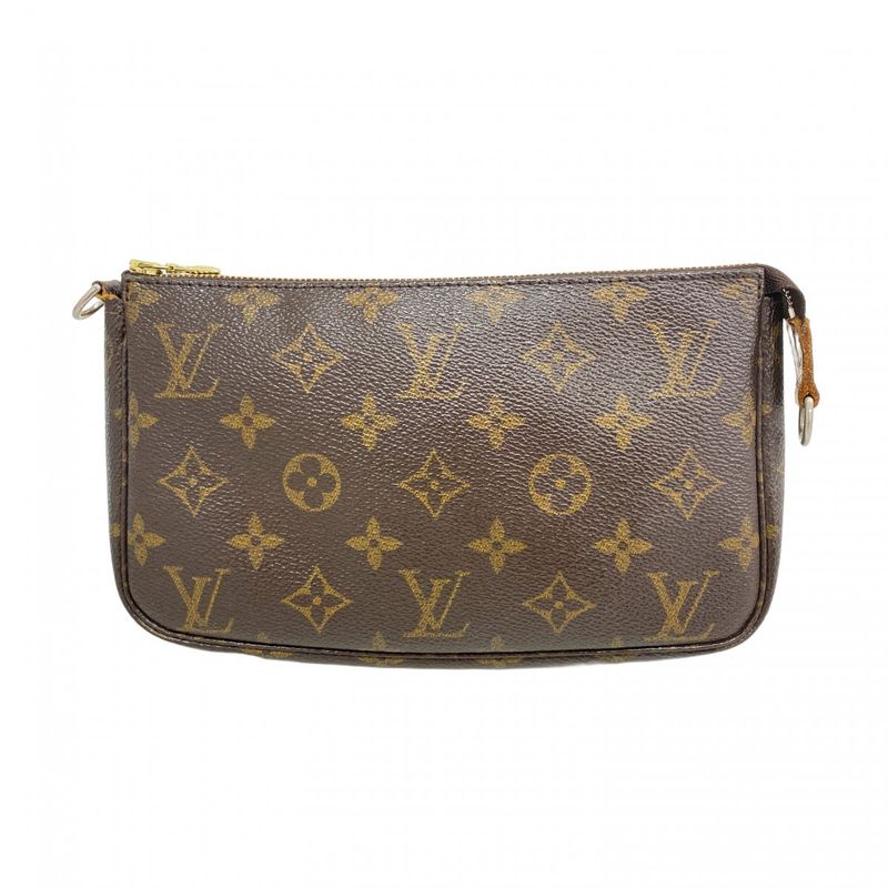 Louis Vuitton Pouch Monogram Pochette Accessoire M51980 Brown Ladies