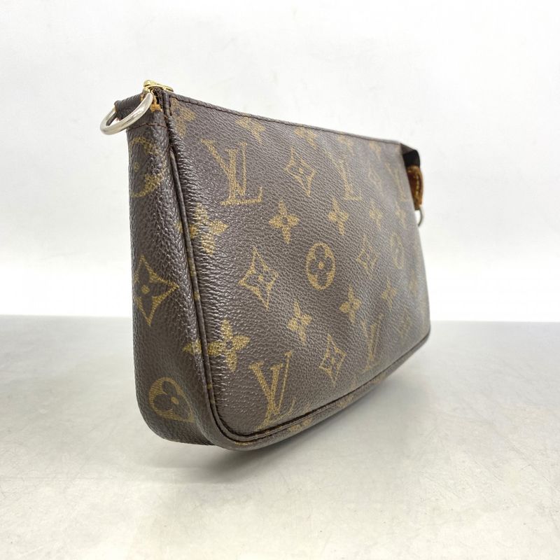 Louis Vuitton Pouch Monogram Pochette Accessoire M51980 Brown Ladies