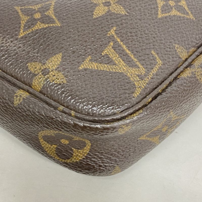 Louis Vuitton Pouch Monogram Pochette Accessoire M51980 Brown Ladies