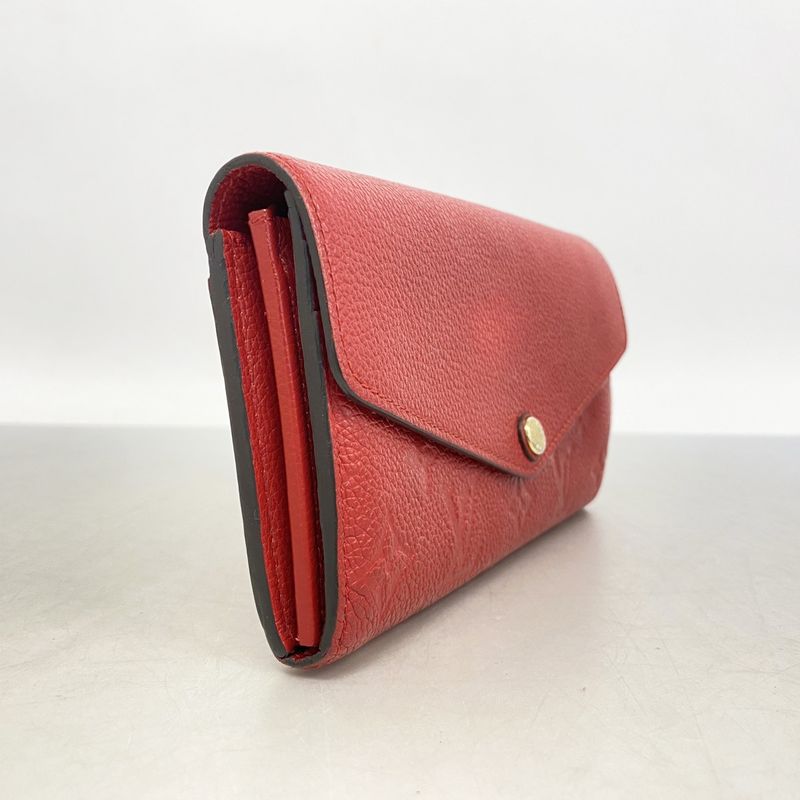 Louis Vuitton Long Wallet Monogram/empreinte Portefeuille Sarah M61181 Threes