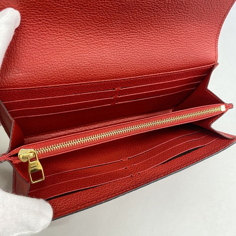 Louis Vuitton Long Wallet Monogram/empreinte Portefeuille Sarah M61181 Threes