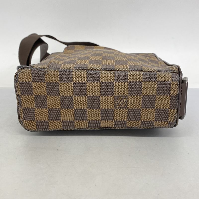 Louis Vuitton Shoulder Bag Damier Olaf PM N41442 Ebène Men's