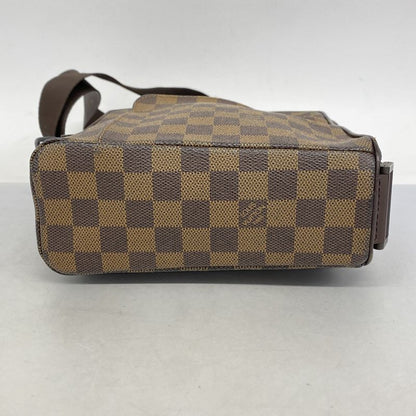 Louis Vuitton Shoulder Bag Damier Olaf PM N41442 Ebène Men's
