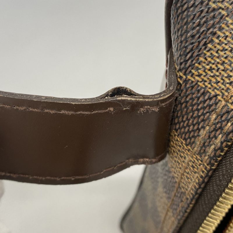 Louis Vuitton Shoulder Bag Damier Olaf PM N41442 Ebène Men's