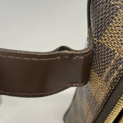 Louis Vuitton Shoulder Bag Damier Olaf PM N41442 Ebène Men's