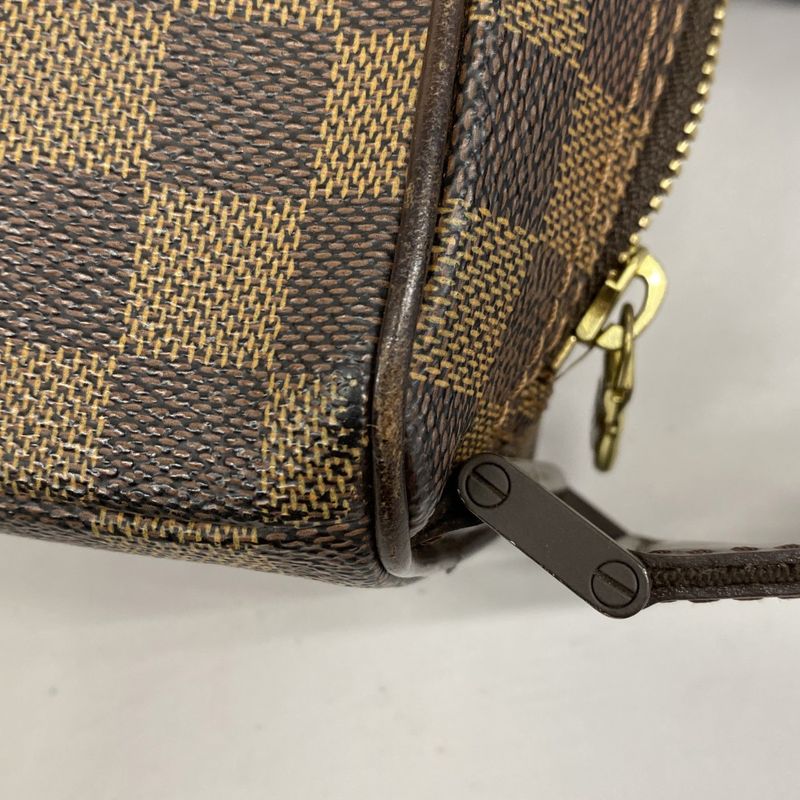 Louis Vuitton Shoulder Bag Damier Olaf PM N41442 Ebène Men's