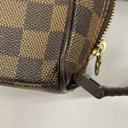 Louis Vuitton Shoulder Bag Damier Olaf PM N41442 Ebène Men's