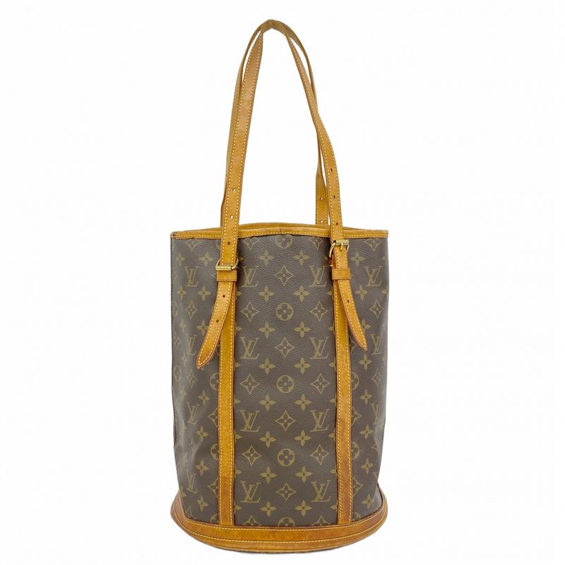 Louis Vuitton Tote Bag Monogram Bucket GM M42236 Brown Ladies