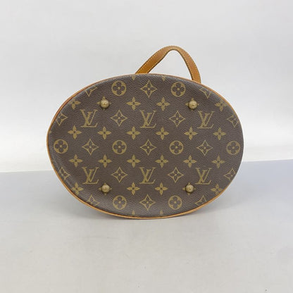Louis Vuitton Tote Bag Monogram Bucket GM M42236 Brown Ladies