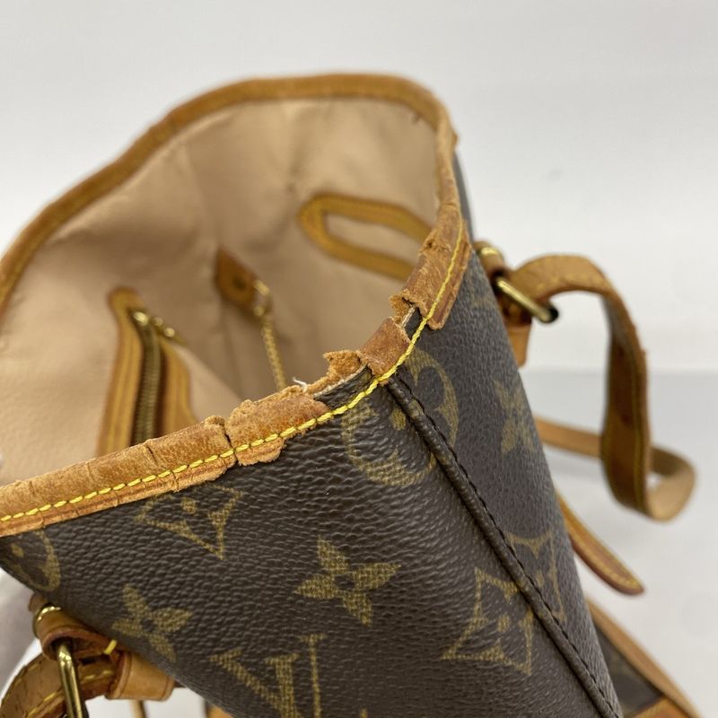 Louis Vuitton Tote Bag Monogram Bucket GM M42236 Brown Ladies