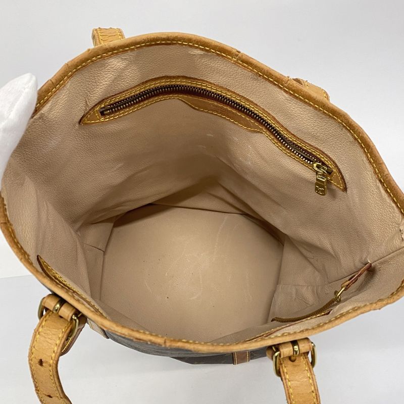 Louis Vuitton Tote Bag Monogram Bucket GM M42236 Brown Ladies