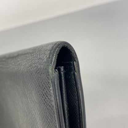 Louis Vuitton Long Wallet Taiga Portefeuille Brother M30285 Noir Black Men's