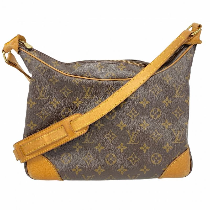 Louis Vuitton Shoulder Bag Monogram Boulogne 30 M51265 Brown Women's