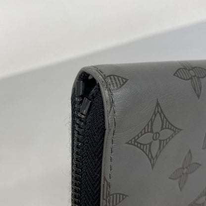 Louis Vuitton Long Wallet Monogram Shadow Zippy Wallet Vertical M81384 Gray