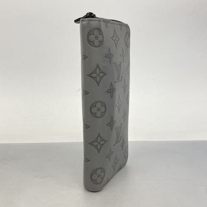 Louis Vuitton Long Wallet Monogram Shadow Zippy Wallet Vertical M81384 Gray