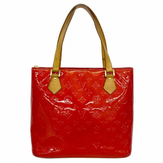 Louis Vuitton Tote Bag Vernis Houston M91092 Rouge Ladies