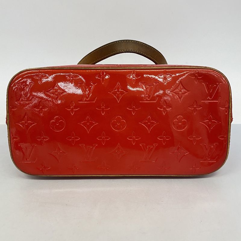Louis Vuitton Tote Bag Vernis Houston M91092 Rouge Ladies