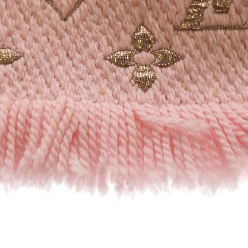 Louis Vuitton Monogram Echarpe Logomania Shine Muffler M70466 Pink