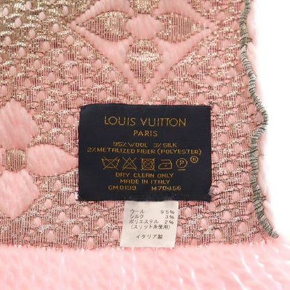 Louis Vuitton Monogram Echarpe Logomania Shine Muffler M70466 Pink