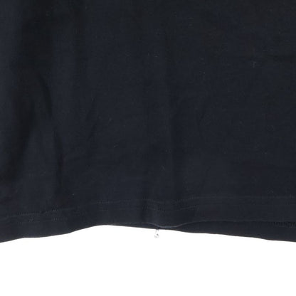 DIOR 21SS Atelier Logo Print Crew Neck Short Sleeve T-shirt Cut And Sewn Black