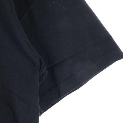 DIOR 21SS Atelier Logo Print Crew Neck Short Sleeve T-shirt Cut And Sewn Black